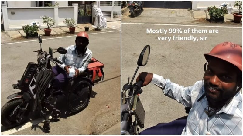 Bengaluru man motivates specially-abled Zomato delivery agent with powerful message