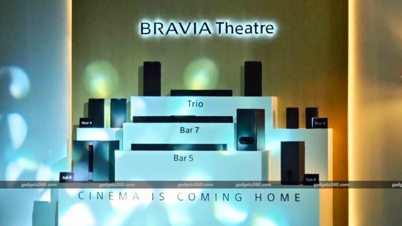 Sony Bravia Theatre Trio Launched in India Alongside Bravia Theatre Bar 7, Bar 5 and New Wireless Speakers, Subwoofers