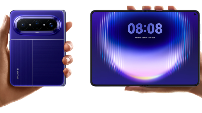 Huawei Patent Document Describes ‘Vertical’ Trifold Smartphone With Two Hinges