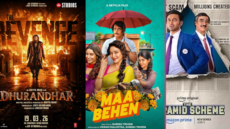 New OTT Releases This Week (June 01 – June 07): Dhurandhar 2: The Revenge, Maa Behen, Office Romance, The Pyramid Scheme, and More