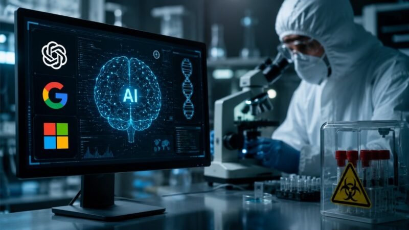 OpenAI, Google and Microsoft warn AI could aid biological weapon development, urge new laws