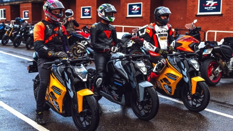 This bike is the first Indian production motorcycle to complete Isle of Man TT Mountain Course