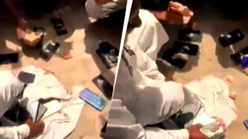 Video: Men smash smartphones after Haryana village’s ban order to tackle cybercrimes