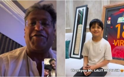 Lalit Modi promises Virat Kohli signed bat to boy upset after missing his autograph