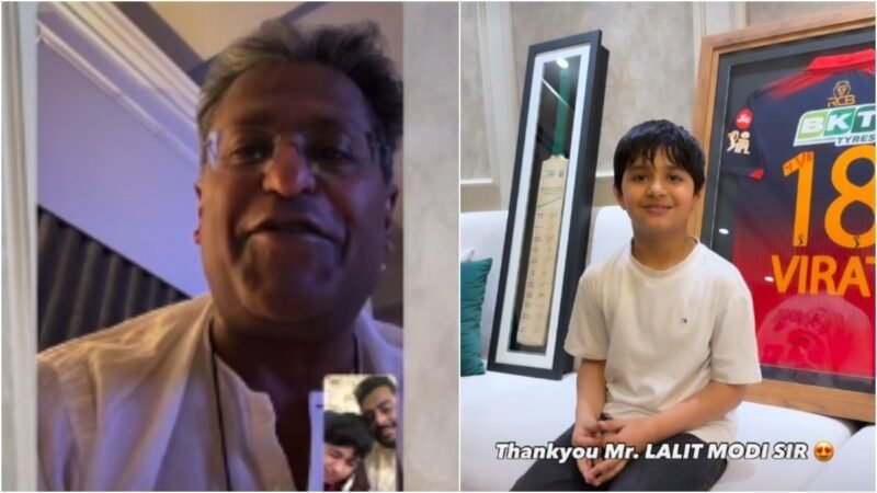 Lalit Modi promises Virat Kohli signed bat to boy upset after missing his autograph