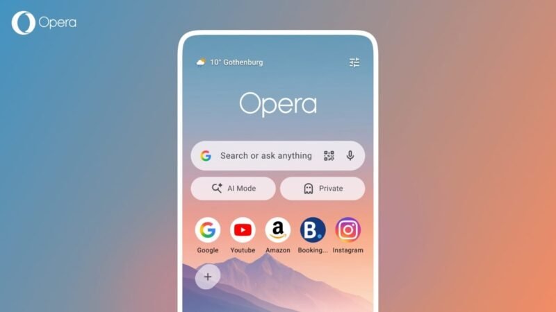 Opera for Android Gets New Home Screen With Google AI Mode Shortcut, Football Hub Ahead of FIFA World Cup 2026