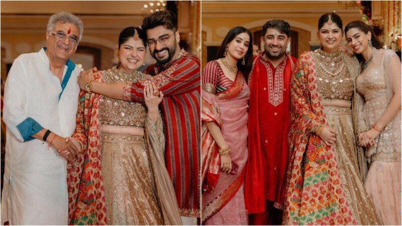 Anshula Kapoor’s wedding diary begins with a heartwarming family celebration. Pics