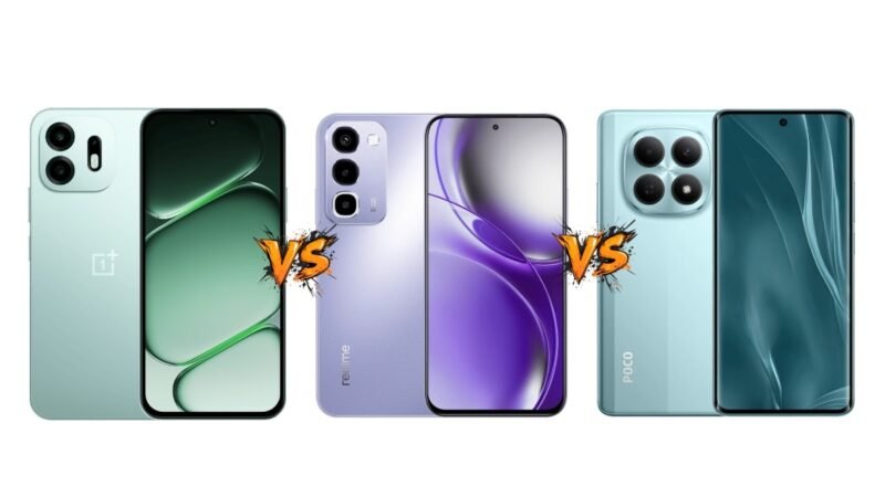 OnePlus N6 vs Realme P4R vs Poco M8: Price in India, Specifications and Features Compared