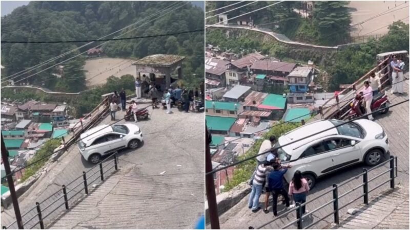 Driver struggles on hairpin bend in Uttarakhand, makes people question driving tests
