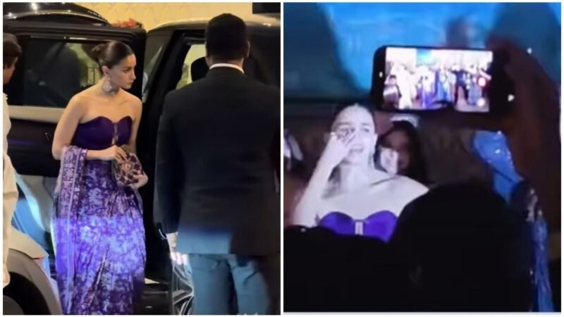 Alia Bhatt stuns in purple saree, dances at bestie Akansha Ranjan’s pre-wedding bash