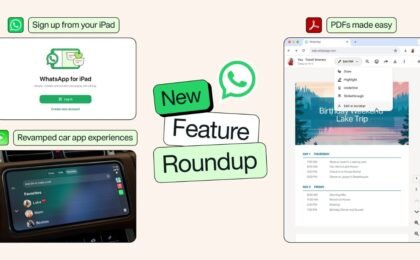 WhatsApp Rolling Out Direct iPad Sign-Up, Revamped CarPlay Experience and In-Chat PDF Editing