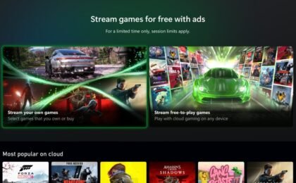 Xbox’s Free Ad-Supported Game Streaming Begins Testing With One-Hour Session Limit