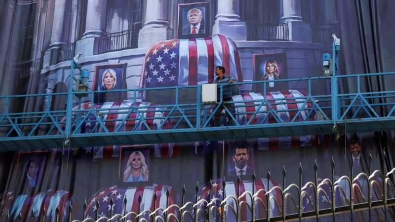 Iran puts up ‘Blood for Blood’ billboard showing Trump, Melania, children in coffins