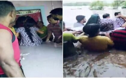 Maharashtra locals remove door, use it as stretcher to carry pregnant woman amid floods