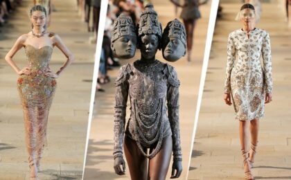 Rahul Mishra’s Devi turns Paris runway into a temple, where sculpture became couture