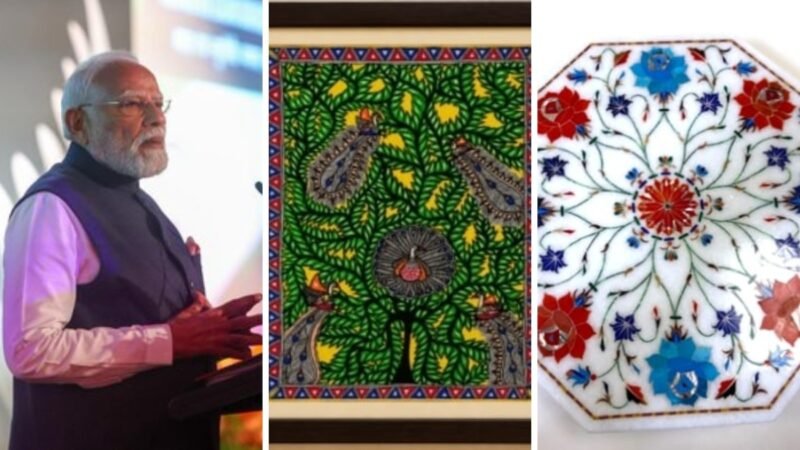Madhubani painting to marble inlay box: What PM Modi gifted during foreign visits