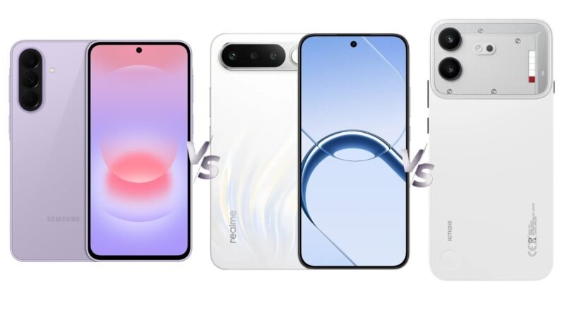 Nothing Phone (4b) vs Samsung Galaxy A37 5G vs Realme 16: Price in India, Specifications Compared