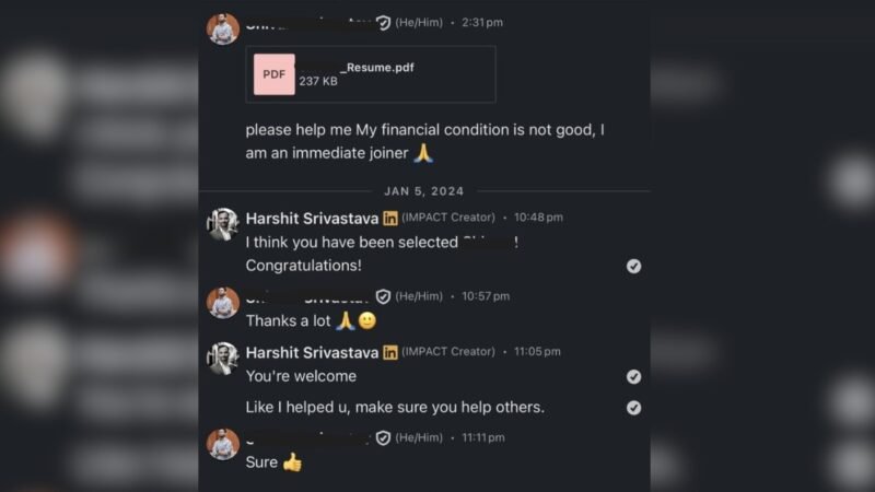Delhi founder shares why he hired candidate after AI software rejected his resume