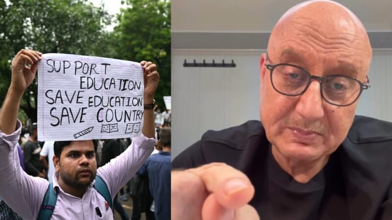 Anupam Kher backs students, warns against political opportunists hijacking protest