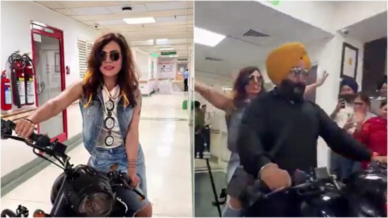 Chandigarh doctor rides inside hospital on bike during celebration, sparks debate