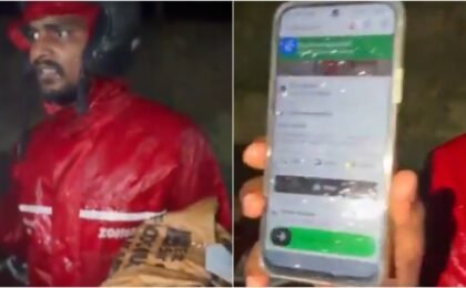 Mumbai man orders food for CJP protesters in Delhi. Zomato rider delivers it amid rain