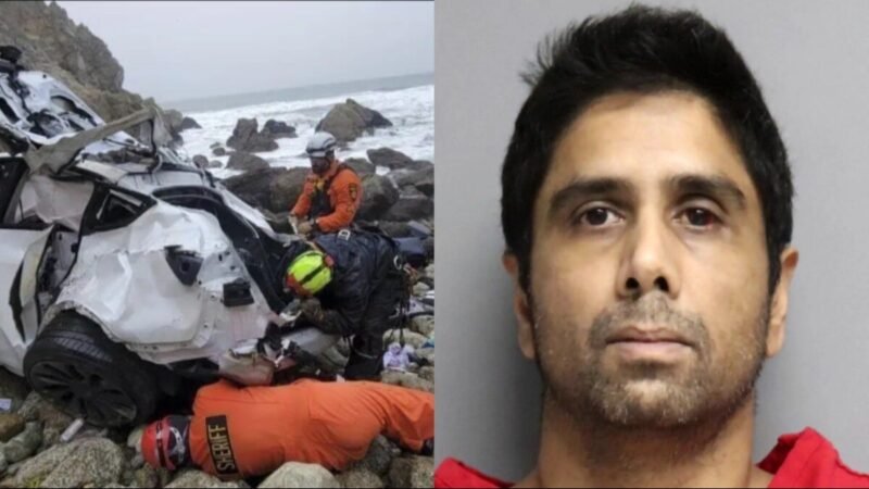 Indian-origin US doctor who drove family off cliff in Tesla walks free after therapy