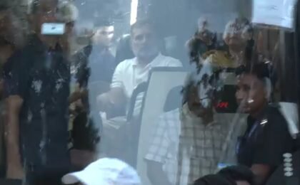Our students are on streets: Rahul Gandhi leads INDIA bloc march to Gandhi Smriti