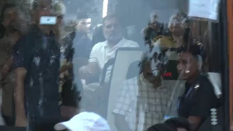 Our students are on streets: Rahul Gandhi leads INDIA bloc march to Gandhi Smriti