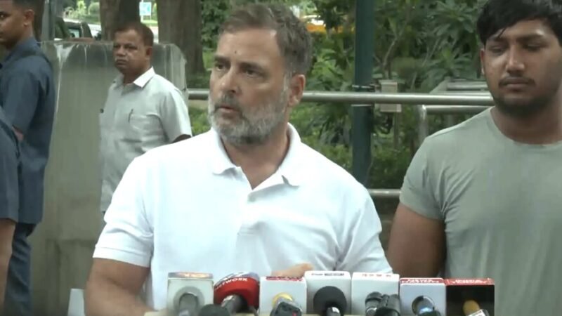 Pellet gun used on students: Rahul Gandhi attacks government, shows injuries suffered by 19-year-old