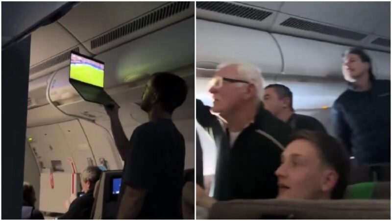 Passenger buys Wi-Fi on flight, turns journey into World Cup watch party with 187 fans