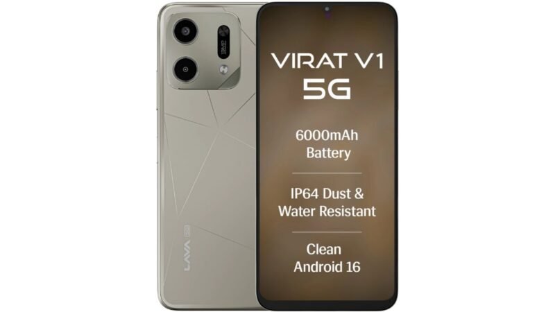 Lava Virat V1 5G and Virat V1 4G Go on Sale in India for the First Time Today: Price, Specifications, Sale Offers