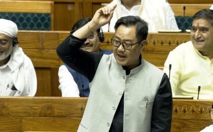 His name makes terrorists shiver: Rijiju defends Amit Shah amid Parliament uproar