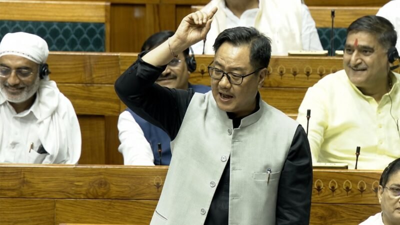 His name makes terrorists shiver: Rijiju defends Amit Shah amid Parliament uproar