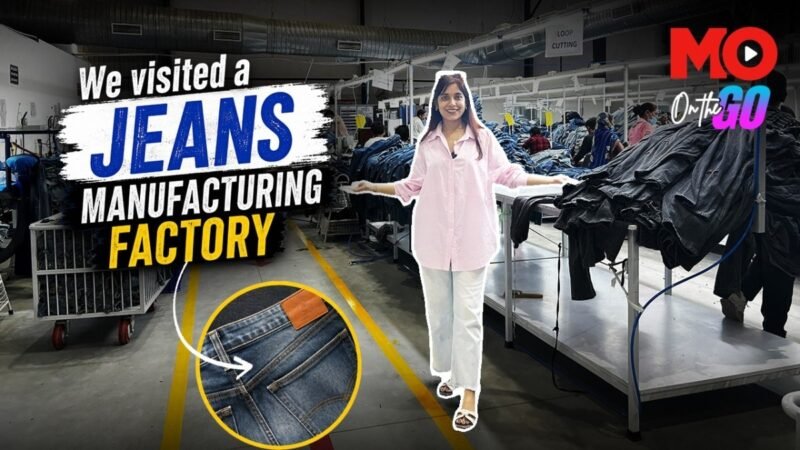 How are jeans made? Inside a jeans factory | From recycled fabric to finished denim