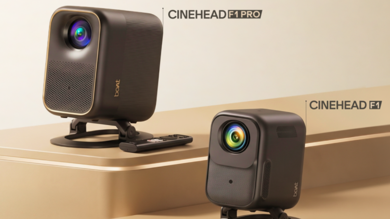 Boat CineHead F1 Pro Projector Launched in India With Google TV 5.0, Up to 4K Support: Price, Specifications
