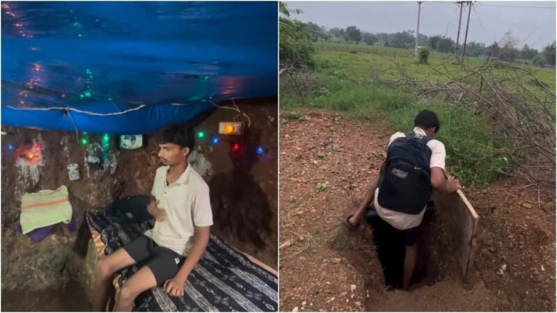 Madhya Pradesh man literally goes underground after parents ask him to leave home