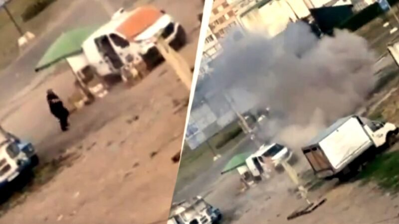 Russian drone hunts civilian on Ukraine street; man begs for mercy in chilling video